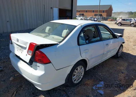 2004 Honda Civic Lx from USA, damaged, VIN 2HGES16554H500117